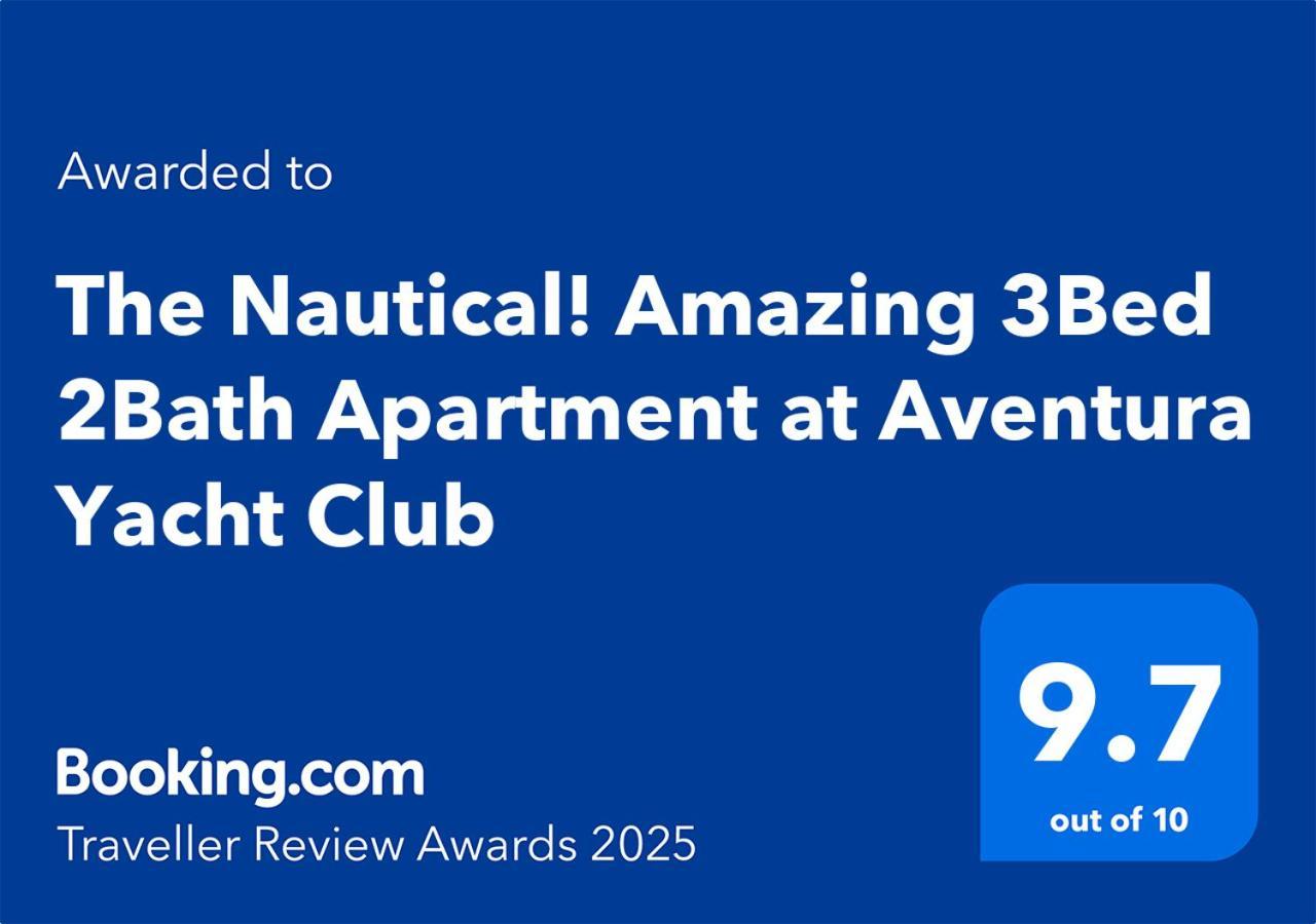 The Nautical! Amazing 3Bed 2Bath Apartment At Aventura Yacht Club Экстерьер фото